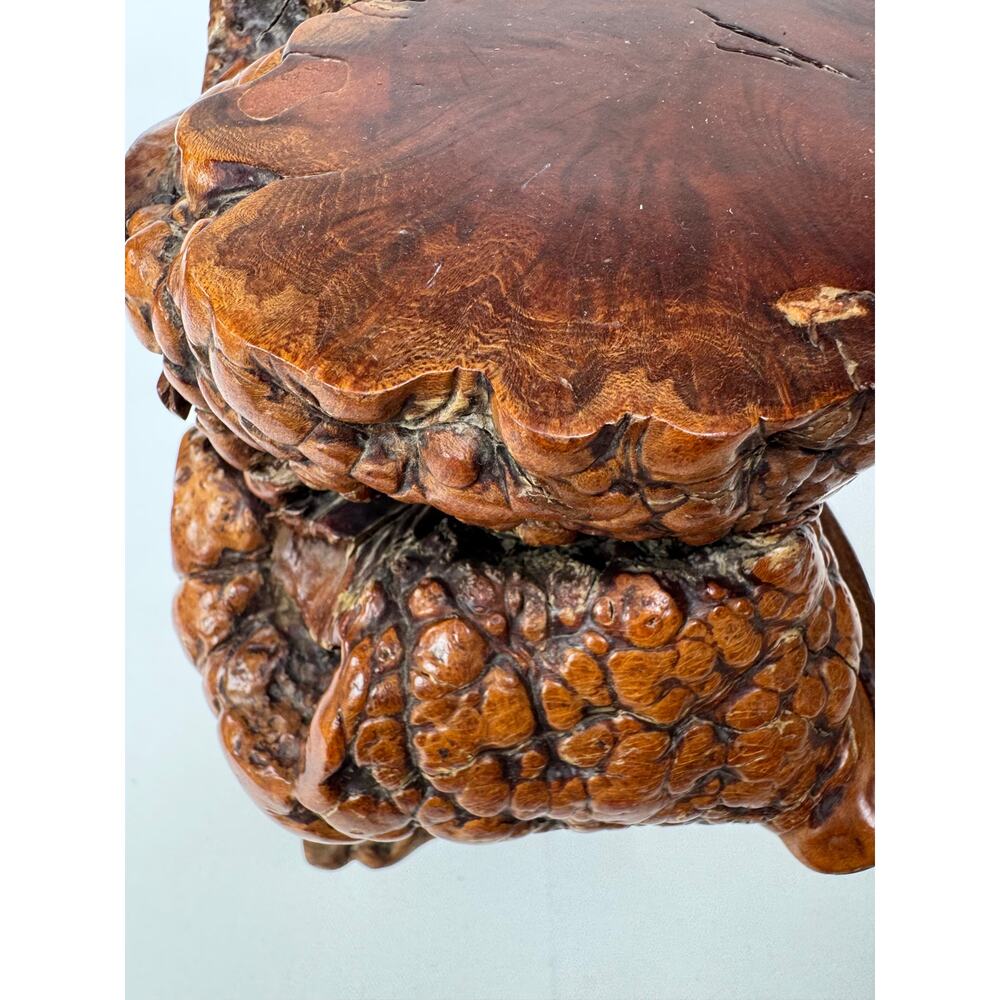 Vintage Burlwood Root Sculpture Bookends, Pair - Picture 13 of 16